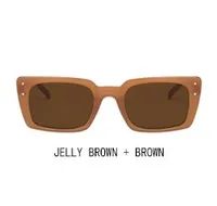 Square Nail Retro Sunglasses sku image 4