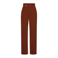 Women's Daily Street Casual Solid Color Full Length Straight Pants sku image 3