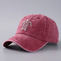 Unisex Commute Tortoise Printing Curved Eaves Baseball Cap main image 4