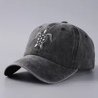 Unisex Commute Tortoise Printing Curved Eaves Baseball Cap sku image 1