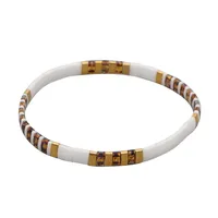 Rainbow Style Fashion Beach Bohemian Bracelet Imported Tila Beaded Jewelry Wholesale Nihaowholesale sku image 3