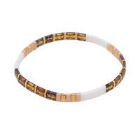 Rainbow Style Fashion Beach Bohemian Bracelet Imported Tila Beaded Jewelry Wholesale Nihaowholesale sku image 4