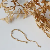 304 Stainless Steel 18K Gold Plated Bracelets In Bulk sku image 1