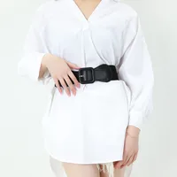 Elegant Solid Color Pu Leather Elastic Band Women's Corset Belts main image 1