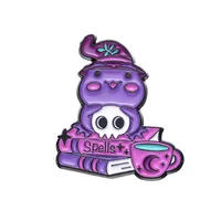 Cartoon Style Cute Animal Cartoon Frog Alloy Stamping Stoving Varnish Plating Unisex Cartoon Pinback Badge Brooches Collar Pin sku image 118