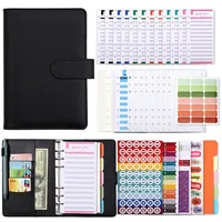 Creative Macaron A6 Pu Loose-leaf Accounting Notebook sku image 8