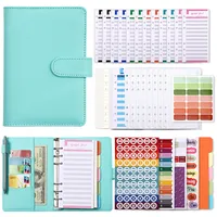 Creative Macaron A6 Pu Loose-leaf Accounting Notebook sku image 11