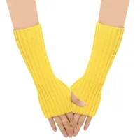 Women's Modern Style Solid Color Gloves 1 Pair sku image 2