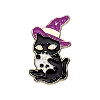 Cartoon Style Cat Alloy Plating Unisex Brooches sku image 42