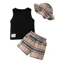 Casual Stripe Polyester Boys Clothing Sets main image 2