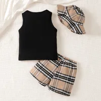 Casual Stripe Polyester Boys Clothing Sets main image 4