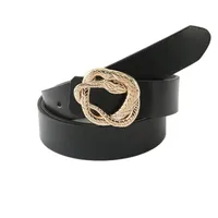 Classic Style Snake Pu Leather Alloy Plating Women's Leather Belts main image 3