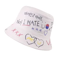Unisex Commute Graffiti Flat Eaves Bucket Hat main image 5