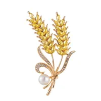 Simple Style Flower Artificial Crystal Inlay Zircon Women's Brooches sku image 3