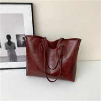 Women's Large All Seasons Pu Leather Vacation Streetwear Shoulder Bag Tote Bag main image 2