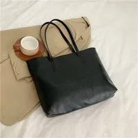 Women's Large All Seasons Pu Leather Vacation Streetwear Shoulder Bag Tote Bag sku image 1