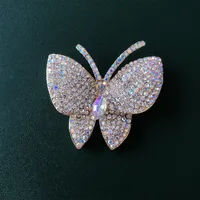 Classic Style Butterfly Alloy Rhinestone Women's Brooches sku image 4