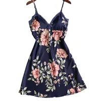 Women's Sexy Leaf Flower Polyester Printing Shorts Sets Pants Sets main image 5