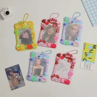 Women's Cartoon Heart Shape Pvc Card Holders main image 3