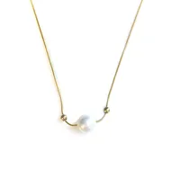 304 Stainless Steel 18K Gold Plated Simple Style Plating Solid Color Necklace main image 5
