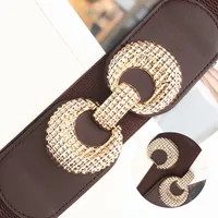 Basic Solid Color Woven Fabric Women's Woven Belts main image 3