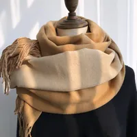 Women's Simple Style Color Block Imitation Cashmere Scarf main image 1