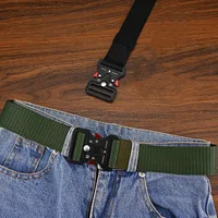Basic Classic Style Solid Color Alloy Plastic Canvas Unisex Woven Belts main image 8