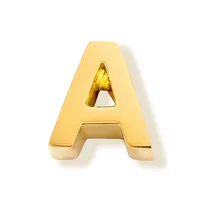 1 Piece Stainless Steel 14K Gold Plated Letter Polished Pendant sku image 40
