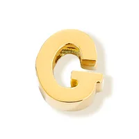 1 Piece Stainless Steel 14K Gold Plated Letter Polished Pendant sku image 31