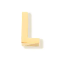 1 Piece Stainless Steel 14K Gold Plated Letter Polished Pendant sku image 45