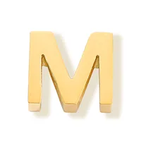 1 Piece Stainless Steel 14K Gold Plated Letter Polished Pendant sku image 46