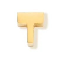 1 Piece Stainless Steel 14K Gold Plated Letter Polished Pendant sku image 36