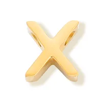 1 Piece Stainless Steel 14K Gold Plated Letter Polished Pendant sku image 37