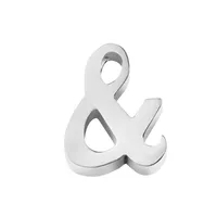 1 Piece Stainless Steel 14K Gold Plated Letter Polished Pendant sku image 13