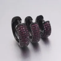 Simple Style Circle Copper Zircon 18K Gold Plated Earrings main image 7