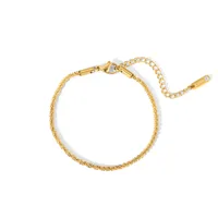 304 Stainless Steel 18K Gold Plated IG Style Plating Solid Color Bracelets Necklace main image 5