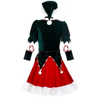 Women's Christmas Costumes Christmas Sexy Color Block Stage Festival Costume Props main image 3