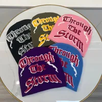 Women's Hip-hop Letter Printing Eaveless Wool Cap main image 2