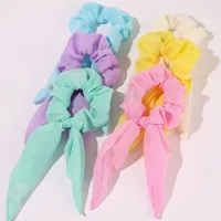 Casual Solid Color Cloth Hair Tie main image 4