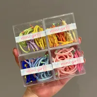 Cartoon Style Color Block Cloth Hair Tie main image 5