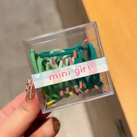 Cartoon Style Color Block Cloth Hair Tie sku image 1