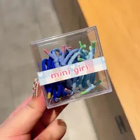 Cartoon Style Color Block Cloth Hair Tie sku image 3