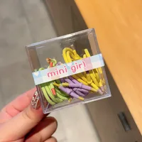 Cartoon Style Color Block Cloth Hair Tie sku image 6