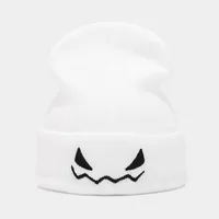 Women's Retro Solid Color Embroidery Eaveless Wool Cap sku image 3