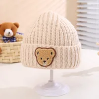 Children Unisex Casual Solid Color Bear Wool Cap sku image 6