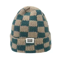 Unisex Elegant Basic Plaid Eaveless Wool Cap main image 5