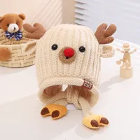 Children Unisex Casual Cute Deer Wool Cap sku image 6