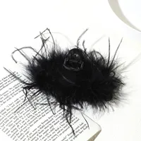Basic Solid Color Plastic Spray Paint Hair Claws sku image 26