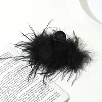 Basic Solid Color Plastic Spray Paint Hair Claws sku image 13