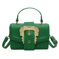 Women's Medium Pu Leather Solid Color Streetwear Square Magnetic Buckle Shoulder Bag Handbag Crossbody Bag main image 5